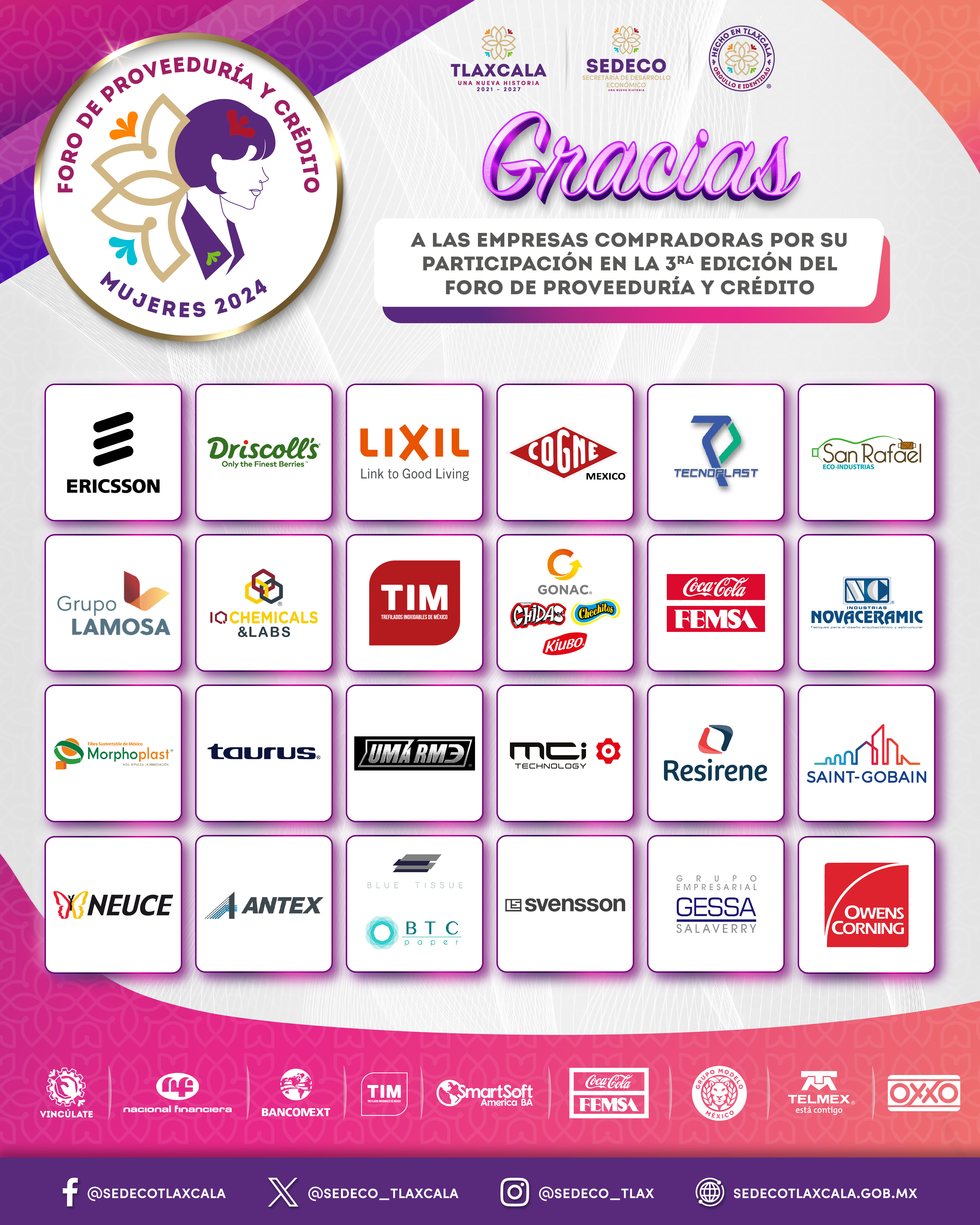 Gracias Empresas compradoras